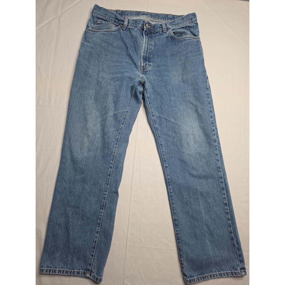 Polo Ralph Lauren Jeans Men's 36x30 Blue Denim Cotton Medium Wash Straight Leg